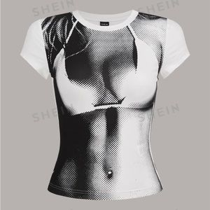 Body Heat Map Print Tee